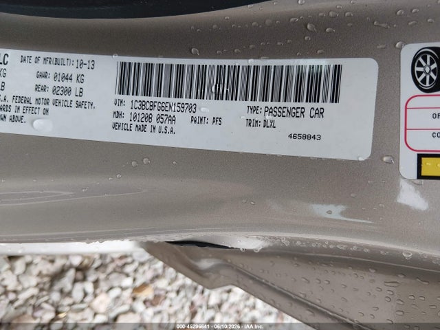 45296641 :رقم المزاد ، 1C3BCBFG6EN159703 vin ، 2014 Chrysler 200 Limited مزاد بيع