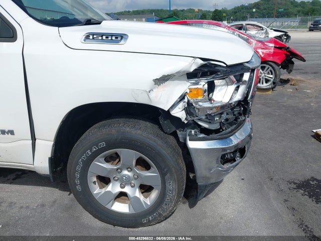 45296832 :رقم المزاد ، 1C6RRFFG8LN383608 vin ، 2020 Ram 1500 Big Horn  4x4 5'7 Box مزاد بيع