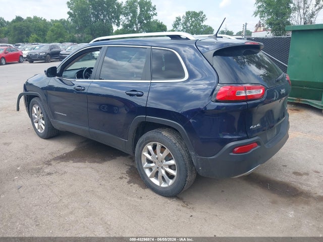 45296974 :رقم المزاد ، 1C4PJMDS2EW259785 vin ، 2014 Jeep Cherokee Limited مزاد بيع