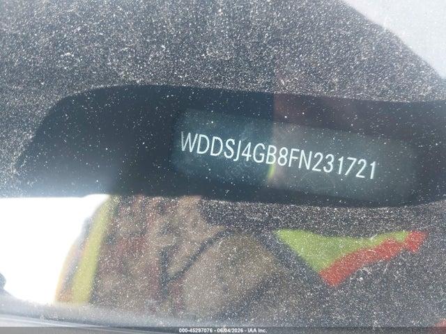 45297076 :رقم المزاد ، WDDSJ4GB8FN231721 vin ، 2015 Mercedes-benz Cla 250 4matic مزاد بيع