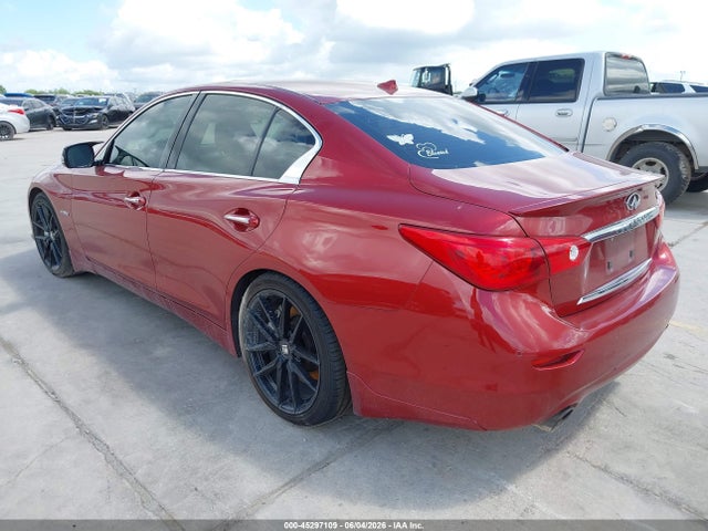 2014 Infiniti Q50 Hybrid Sport მანქანა იყიდება აუქციონზე, vin: JN1AV7AP7EM690181, აუქციონის ნომერი: 45297109
