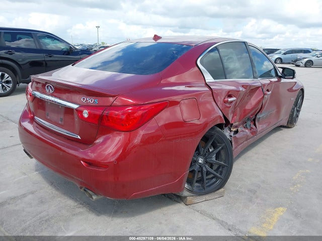 2014 Infiniti Q50 Hybrid Sport მანქანა იყიდება აუქციონზე, vin: JN1AV7AP7EM690181, აუქციონის ნომერი: 45297109