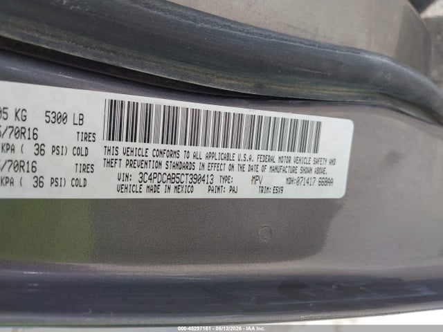 Продажа на аукционе авто 2012 Dodge Journey Se/avp, vin: 3C4PDCAB5CT390413, номер лота: 45297161