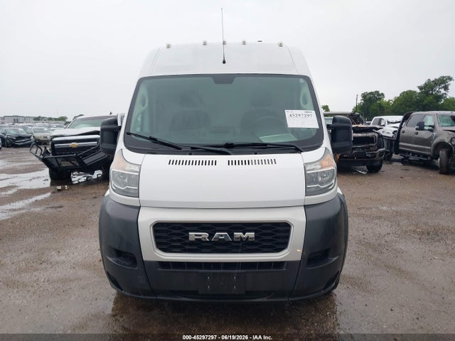 45297297 :رقم المزاد ، 3C6TRVCGXKE539574 vin ، 2019 Ram Promaster 2500 High Roof 136 Wb مزاد بيع