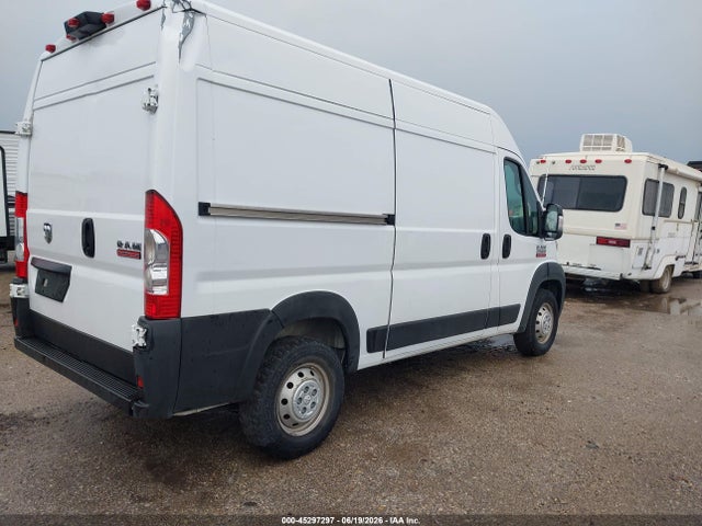 45297297 :رقم المزاد ، 3C6TRVCGXKE539574 vin ، 2019 Ram Promaster 2500 High Roof 136 Wb مزاد بيع