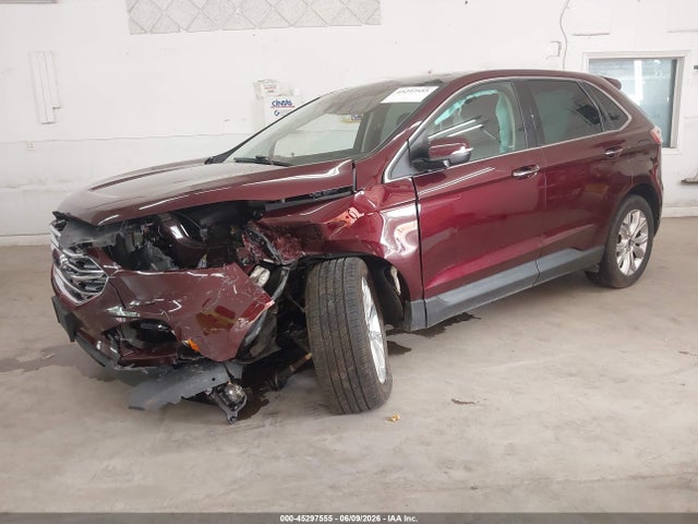 2021 Ford Edge Titanium მანქანა იყიდება აუქციონზე, vin: 2FMPK4K94MBA48659, აუქციონის ნომერი: 45297555