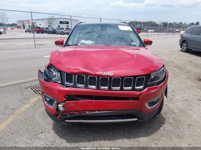 2018 Jeep Compass Limited 4x4 მანქანა იყიდება აუქციონზე, vin: 3C4NJDCB0JT354466, აუქციონის ნომერი: 45297578