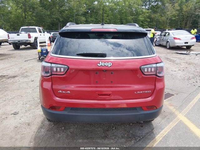2018 Jeep Compass Limited 4x4 მანქანა იყიდება აუქციონზე, vin: 3C4NJDCB0JT354466, აუქციონის ნომერი: 45297578