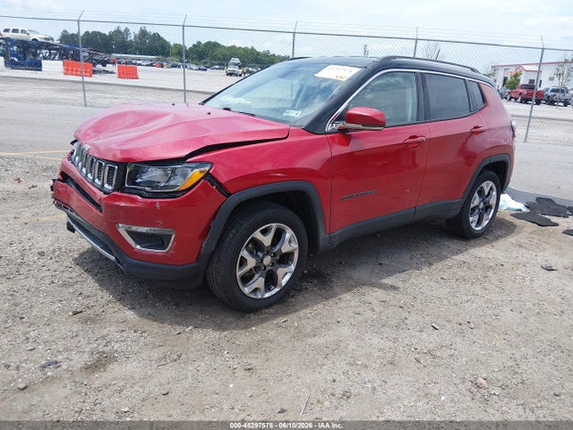 2018 Jeep Compass Limited 4x4 მანქანა იყიდება აუქციონზე, vin: 3C4NJDCB0JT354466, აუქციონის ნომერი: 45297578