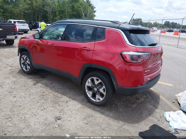 2018 Jeep Compass Limited 4x4 მანქანა იყიდება აუქციონზე, vin: 3C4NJDCB0JT354466, აუქციონის ნომერი: 45297578