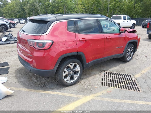 2018 Jeep Compass Limited 4x4 მანქანა იყიდება აუქციონზე, vin: 3C4NJDCB0JT354466, აუქციონის ნომერი: 45297578