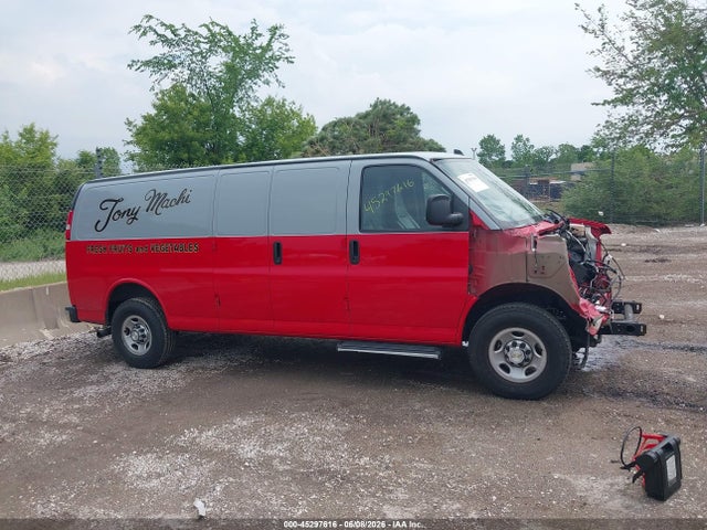 Auction sale of the 2022 Chevrolet Express Cargo Rwd 3500 Extended Wheelbase Wt, vin: 1GCZGHFP9N1279715, lot number: 45297616