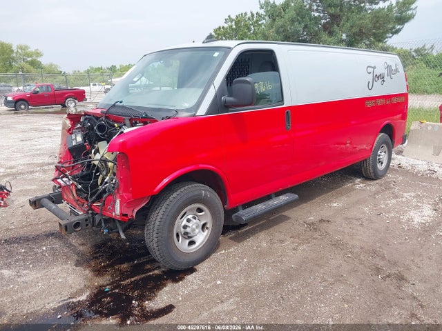 Auction sale of the 2022 Chevrolet Express Cargo Rwd 3500 Extended Wheelbase Wt, vin: 1GCZGHFP9N1279715, lot number: 45297616