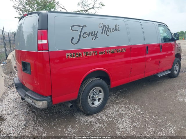 Auction sale of the 2022 Chevrolet Express Cargo Rwd 3500 Extended Wheelbase Wt, vin: 1GCZGHFP9N1279715, lot number: 45297616