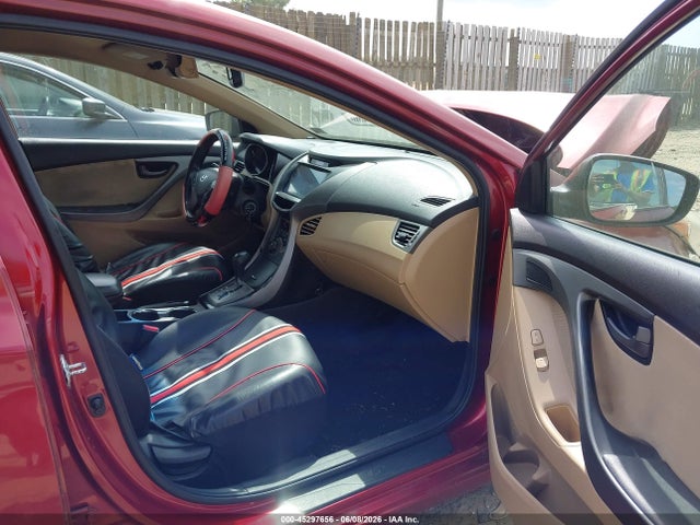 2013 Hyundai Elantra Gls მანქანა იყიდება აუქციონზე, vin: 5NPDH4AE2DH182000, აუქციონის ნომერი: 45297656