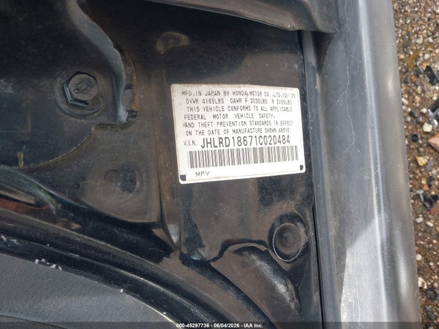Aukcja sprzedaży 2001 Honda Cr-v Ex, vin: JHLRD18671C020484, numer aukcji: 45297736