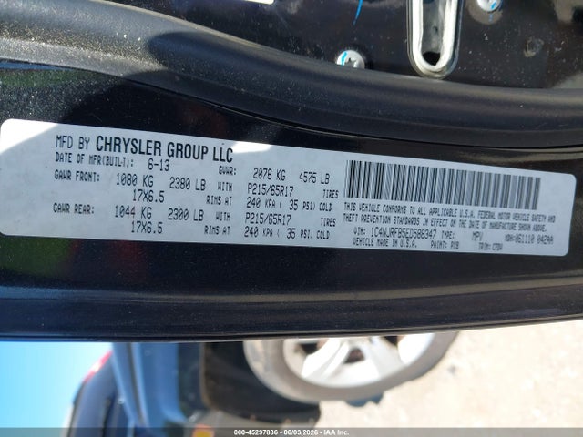 45297836 :رقم المزاد ، 1C4NJRFB5ED588347 vin ، 2014 Jeep Patriot Latitude مزاد بيع