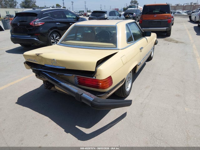 1980 Mercedes 450 Sl მანქანა იყიდება აუქციონზე, vin: 107044712060547, აუქციონის ნომერი: 45297874