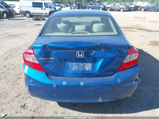 2012 Honda Civic Lx მანქანა იყიდება აუქციონზე, vin: 2HGFB2F50CH585750, აუქციონის ნომერი: 45297917