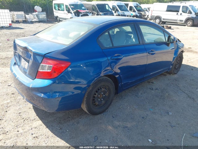 2012 Honda Civic Lx მანქანა იყიდება აუქციონზე, vin: 2HGFB2F50CH585750, აუქციონის ნომერი: 45297917