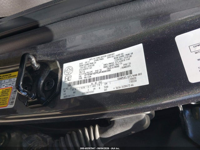 Ford F-150 Xlt 2018 1FTEW1EP5JFA66350 Image 9