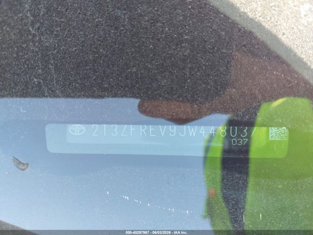 2018 Toyota Rav4 Le მანქანა იყიდება აუქციონზე, vin: 2T3ZFREV9JW448037, აუქციონის ნომერი: 45297967