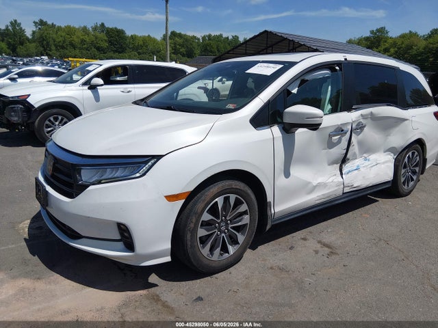 2022 Honda Odyssey Ex-l მანქანა იყიდება აუქციონზე, vin: 5FNRL6H78NB034506, აუქციონის ნომერი: 45298050