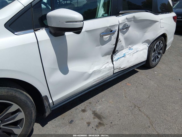 2022 Honda Odyssey Ex-l მანქანა იყიდება აუქციონზე, vin: 5FNRL6H78NB034506, აუქციონის ნომერი: 45298050