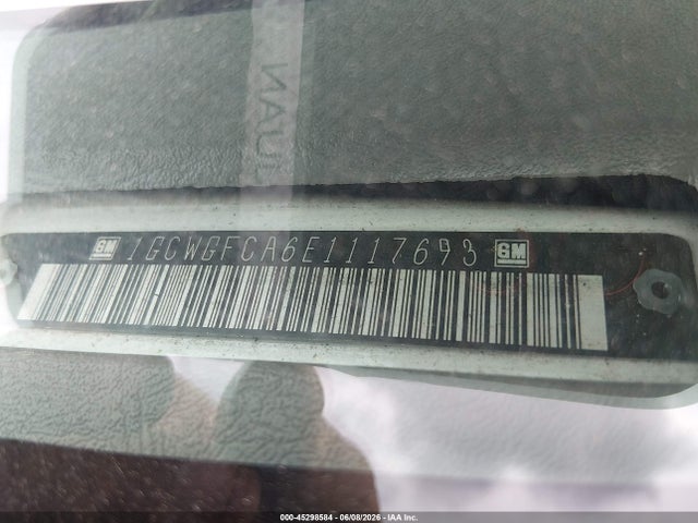 Продаж на аукціоні авто 2014 Chevrolet Express 2500 Work Van, vin: 1GCWGFCA6E1117693, номер лоту: 45298584