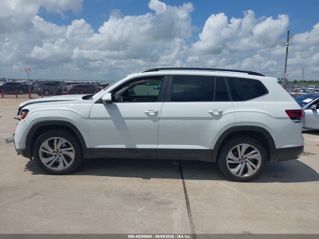 2021 Volkswagen Atlas 3.6l V6 Se W/technology მანქანა იყიდება აუქციონზე, vin: 1V2JR2CA7MC512058, აუქციონის ნომერი: 45298680