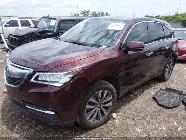45298775 :رقم المزاد ، 5FRYD3H44EB019092 vin ، 2014 Acura Mdx Technology Package مزاد بيع