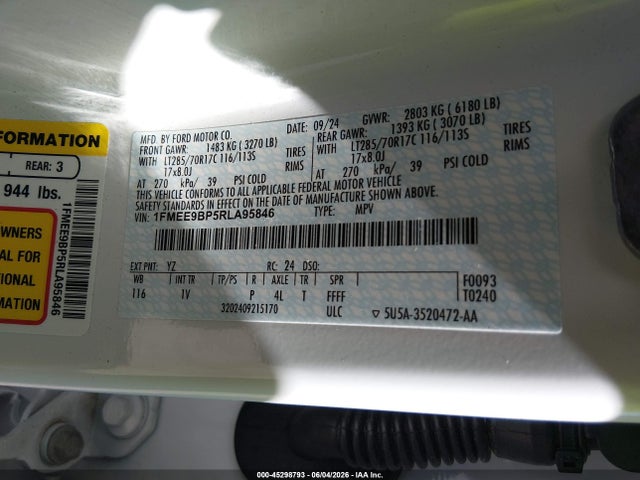 Ford Bronco Badlands 2024 1FMEE9BP5RLA95846 Image 9