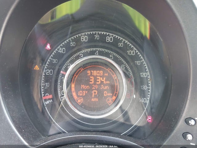 2012 Fiat 500 Sport მანქანა იყიდება აუქციონზე, vin: 3C3CFFBR0CT115865, აუქციონის ნომერი: 45298838