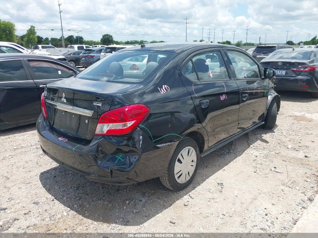 2020 Mitsubishi Mirage G4 Le/se მანქანა იყიდება აუქციონზე, vin: ML32F4FJ9LHF13158, აუქციონის ნომერი: 45298894