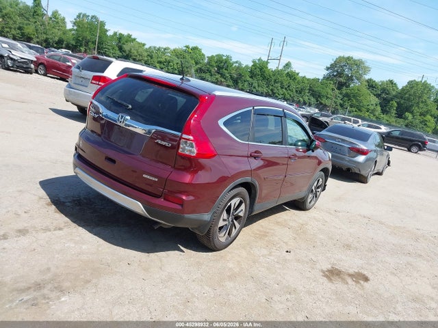 Продаж на аукціоні авто 2015 Honda Cr-v Touring, vin: 5J6RM4H9XFL025995, номер лоту: 45298932