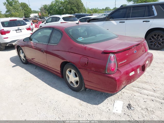 Aukcja sprzedaży 2005 Chevrolet Monte Carlo Lt, vin: 2G1WX12K559145714, numer aukcji: 45298935