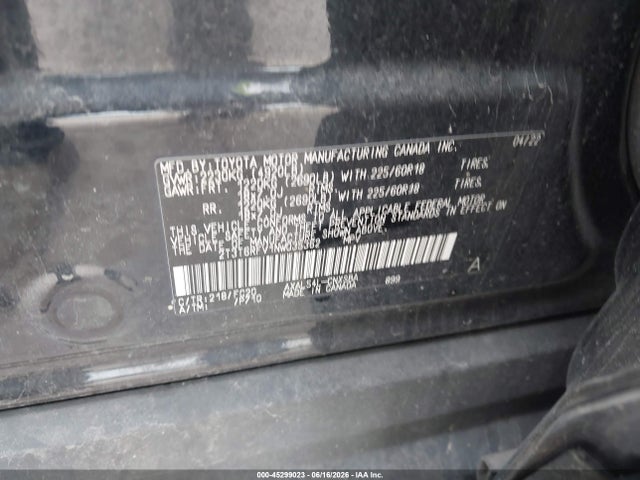 2T3T6RFV1NW035362 Toyota Rav4 Hybrid Se