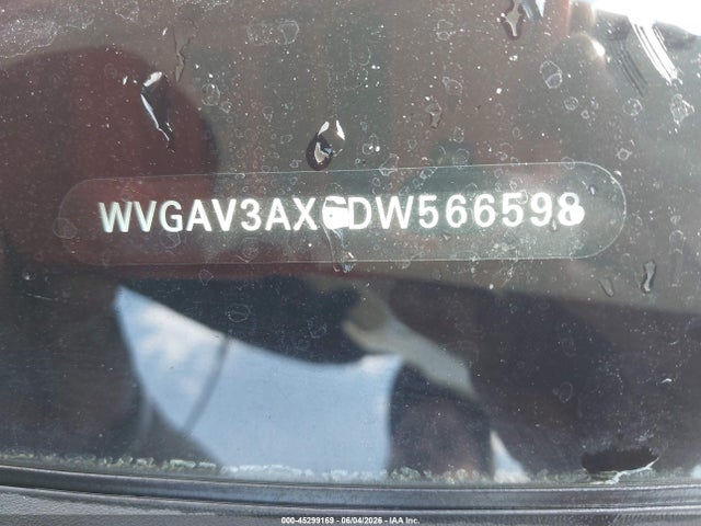 Aukcja sprzedaży 2013 Volkswagen Tiguan S, vin: WVGAV3AX6DW566598, numer aukcji: 45299169