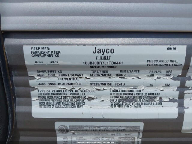 Jayco Jay Flight 28 Bhs 2020 1UJBJ0BR7L1TD0441 Image 9