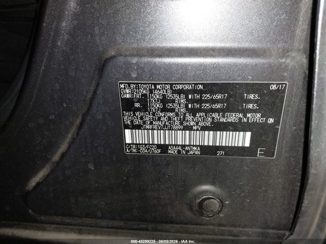 Toyota Rav4 Xle 2018 JTMRFREV7JJ178899 Image 9