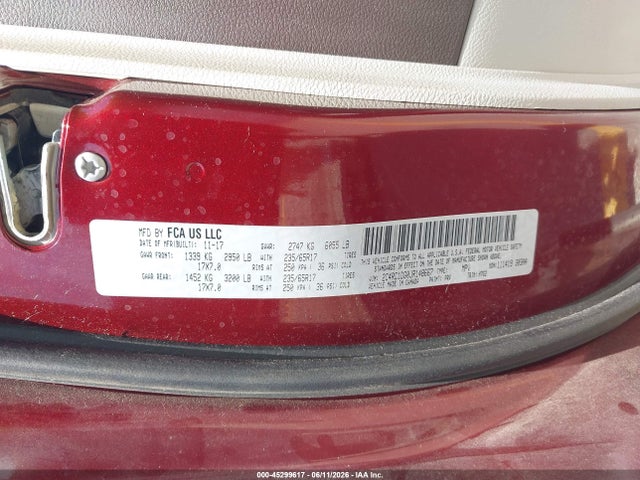 2018 Chrysler Pacifica Touring მანქანა იყიდება აუქციონზე, vin: 2C4RC1DG0JR148667, აუქციონის ნომერი: 45299617