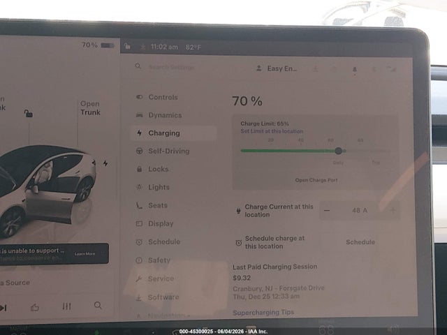 Продаж на аукціоні авто 2023 Tesla Model Y Awd/long Range Dual Motor All-wheel Drive, vin: 7SAYGDEE9PF632780, номер лоту: 45300025