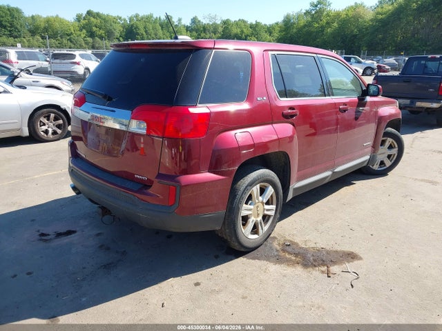 Aukcja sprzedaży 2016 Gmc Terrain Sle-1, vin: 2GKFLSEKXG6161257, numer aukcji: 45300034