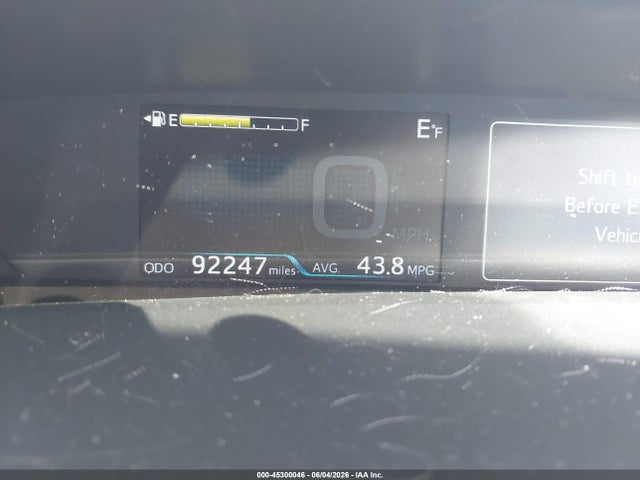 Aukcja sprzedaży 2019 Toyota Prius Le, vin: JTDL9RFU3K3002974, numer aukcji: 45300046