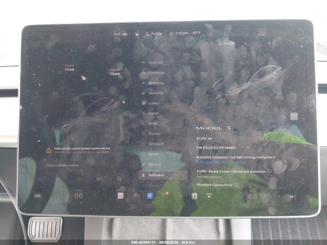 2023 Tesla Model 3 Rear-wheel Drive მანქანა იყიდება აუქციონზე, vin: 5YJ3E1EA7PF396901, აუქციონის ნომერი: 45300131