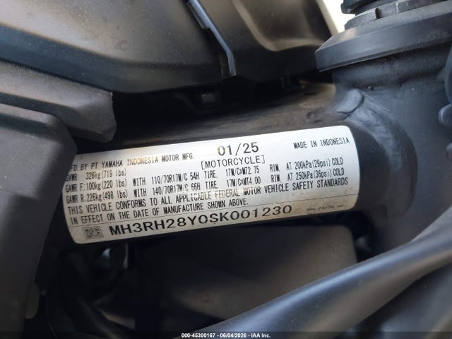 Yamaha Mtn320 Ac 2025 MH3RH28Y0SK001230 Image 10