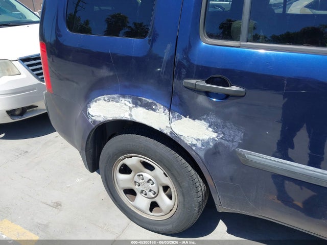 Продаж на аукціоні авто 2013 Honda Pilot Lx, vin: 5FNYF3H21DB009936, номер лоту: 45300168