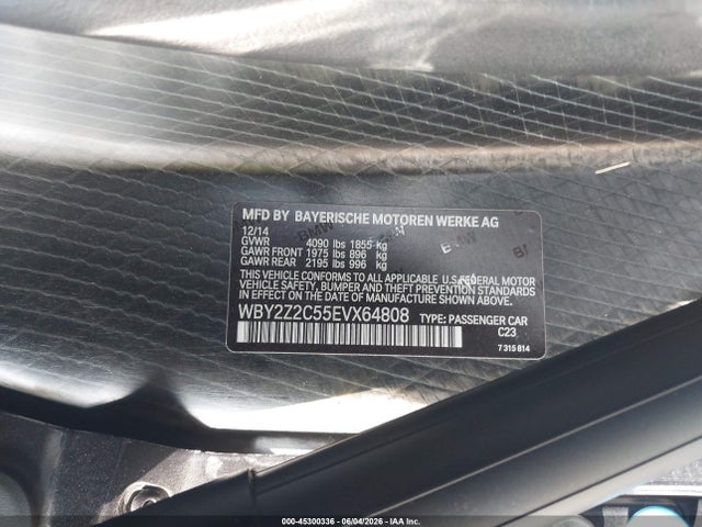BMW I8 2014 WBY2Z2C55EVX64808 Image 9