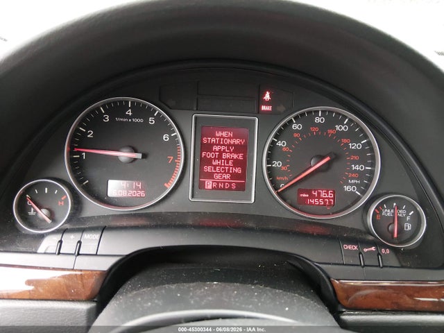 45300344 :رقم المزاد ، WAULT68E35A036612 vin ، 2005 Audi A4 3.0/3.0 Special Edition مزاد بيع
