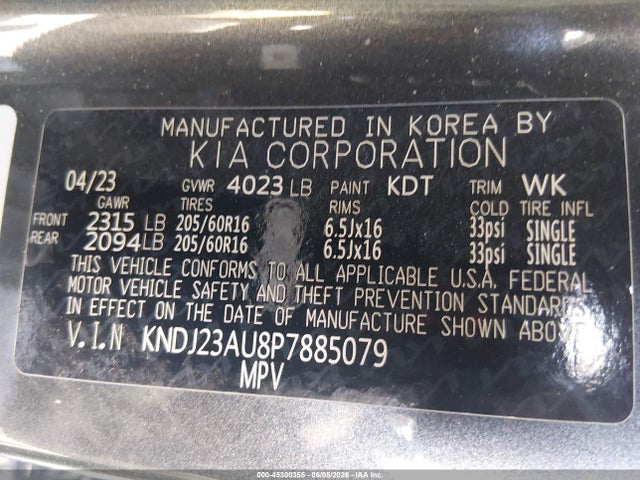 KIA SOUL LX 2023 KNDJ23AU8P7885079 Image 9